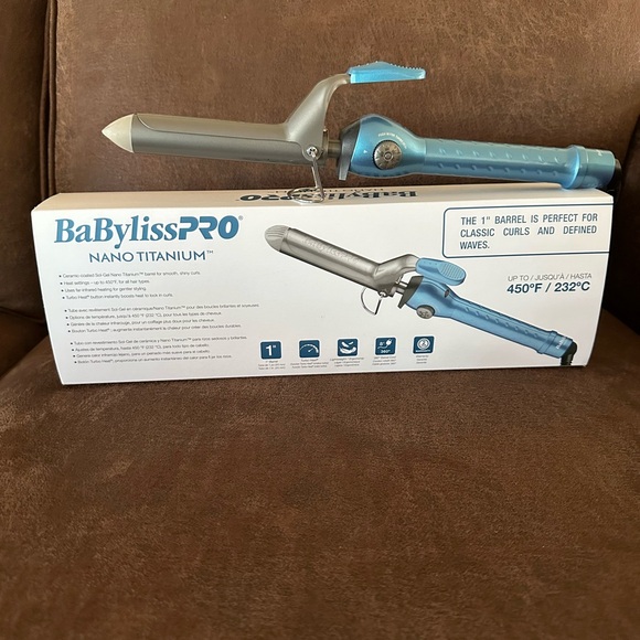 BabylissPRO Nano Titanium Spring Curling Iron - Picture 4 of 9